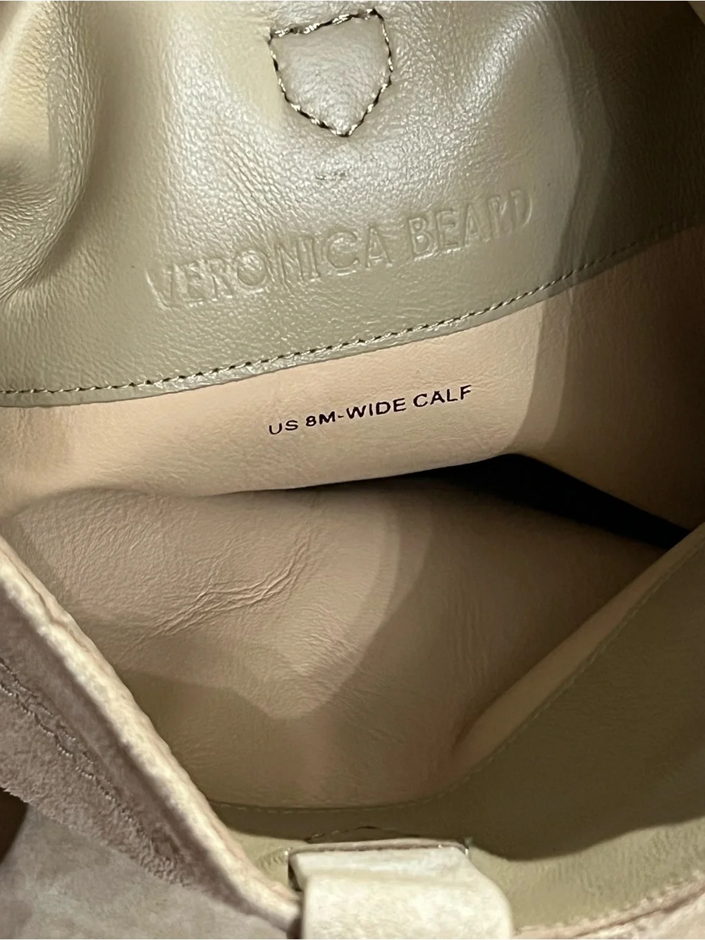 Veronica Beard Dwyer Wide-Calf Suede Boots